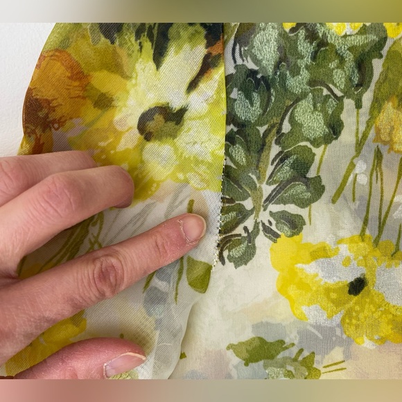 Vintage sheer floral maxi layering jacket - Picture 16 of 16